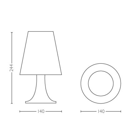 Philips - Lámpara de mesa infantil LED/2,3W/230V