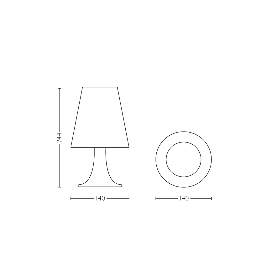 Philips - Lámpara de mesa infantil LED/2,3W/230V