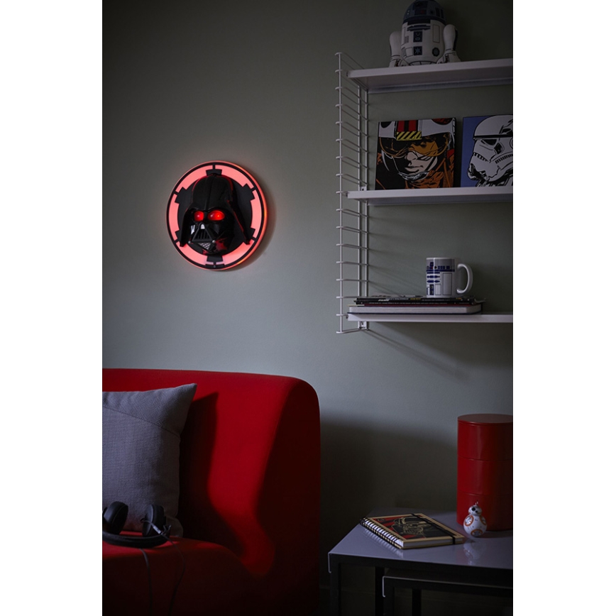 Philips 71936/30/P0 - Lámpara LED infantil STAR WARS DARTH VADER 2xLED/0,2W/3V