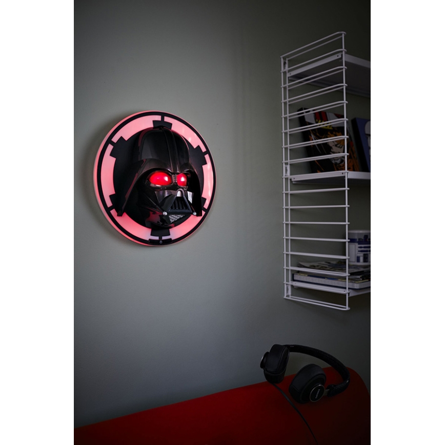 Philips 71936/30/P0 - Lámpara LED infantil STAR WARS DARTH VADER 2xLED/0,2W/3V