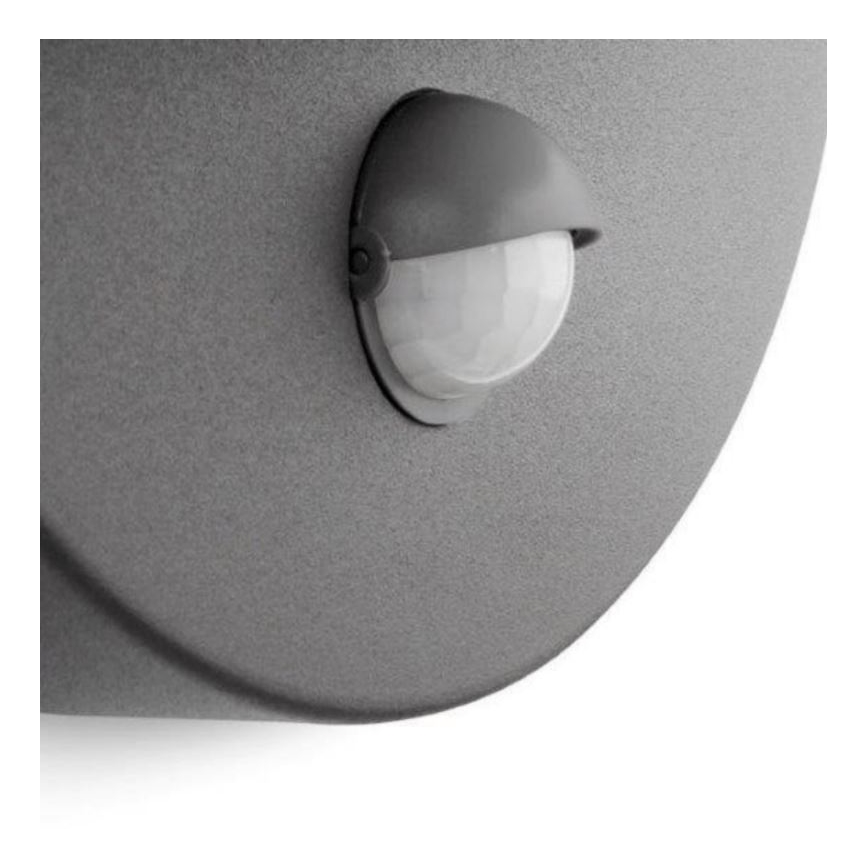 Philips - Aplique de exterior con sensor JUNE 1xE27/12W/230V IP44