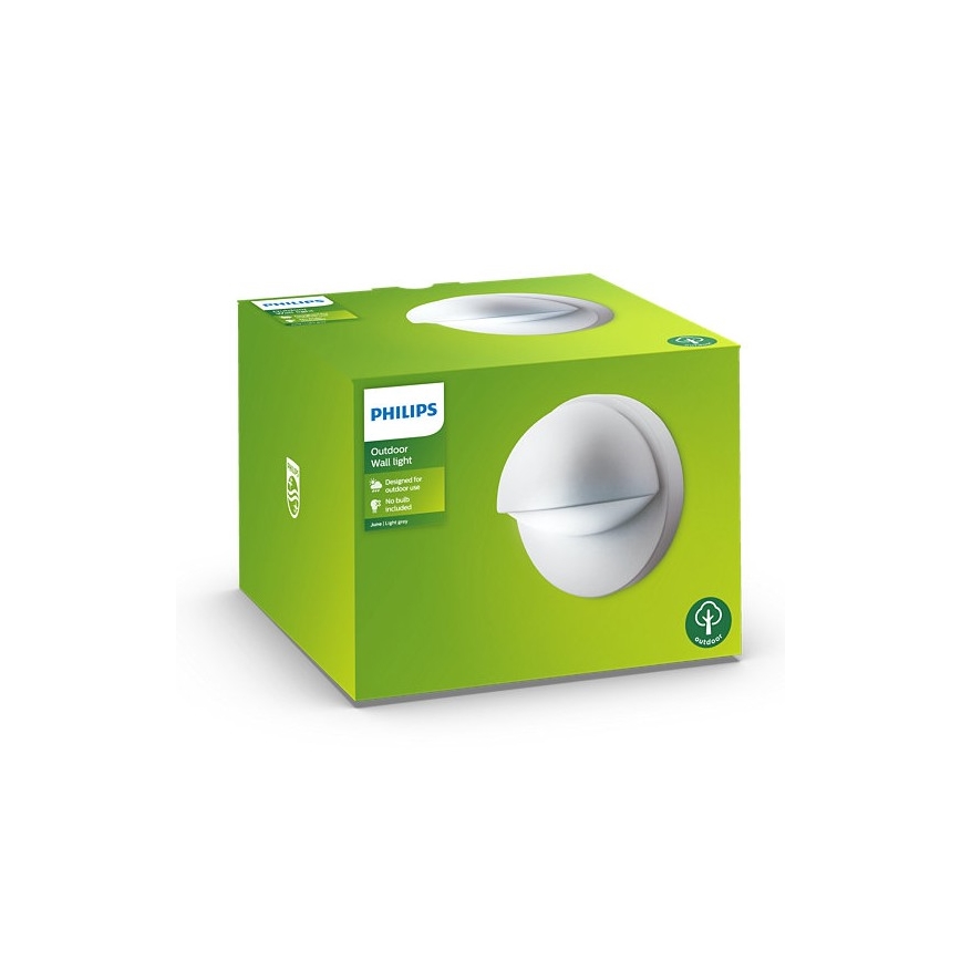 Philips - Aplique de exterior JUNE 1xE27/12W/230V IP44