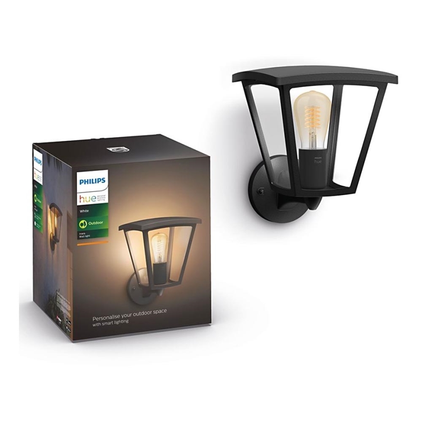 Philips - Aplique de exterior regulable Hue INARA 1xE27/7W/230V Wi-Fi IP44