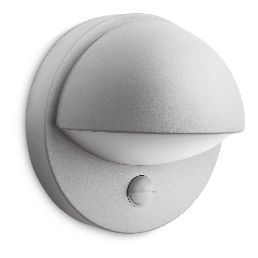 Philips - Aplique exterior con sensor 27/12W IP44