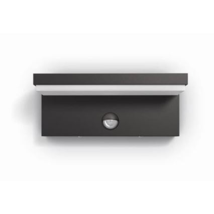 Philips - Aplique LED de exterior con sensor BUSTAN LED/3,8W/230V 2700K IP44