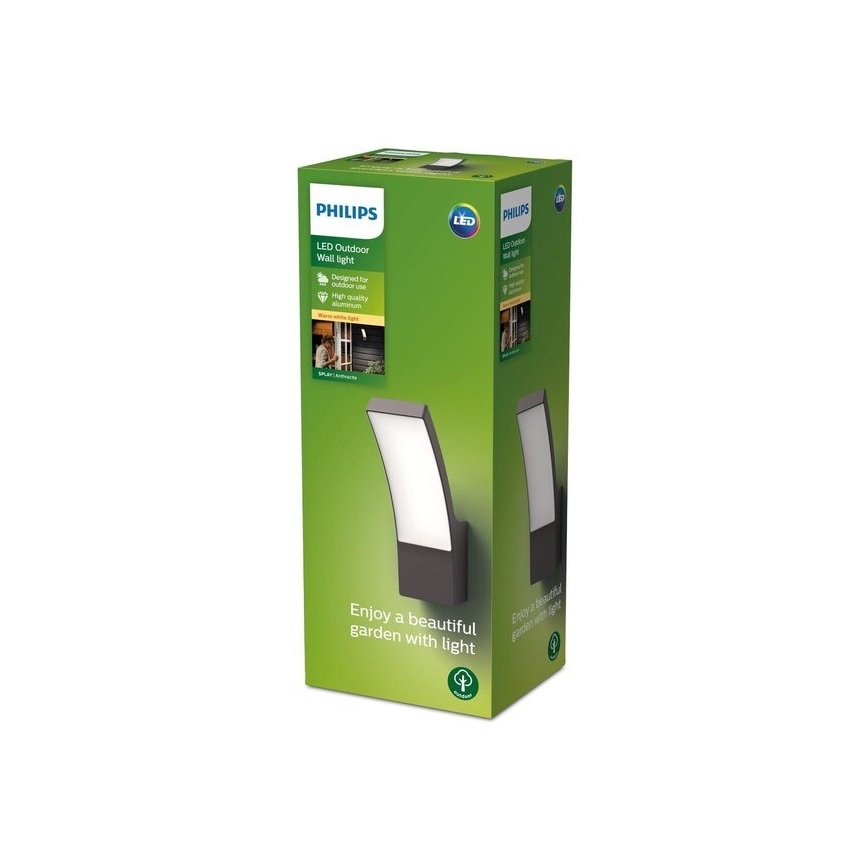 Philips - Aplique LED de exterior LED/12W/230V 2700K IP44