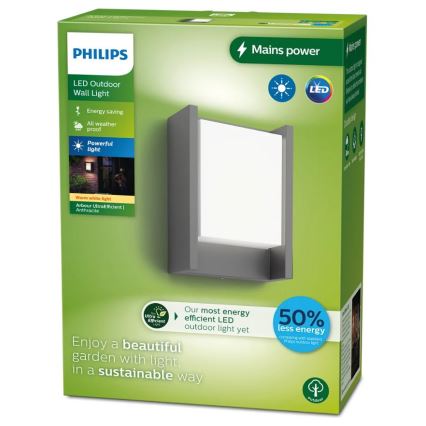 Philips - Aplique LED para exterior ARBOUR LED/3,8W/230V IP44