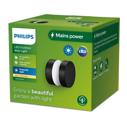 Philips - Aplique LED para exterior LAVEN LED/6W/230V 2700K IP44