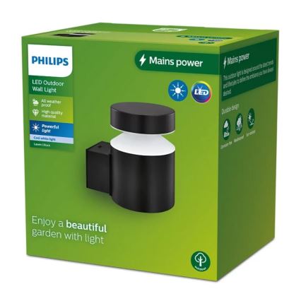 Philips - Aplique LED para exterior LAVEN LED/6W/230V 4000K IP44