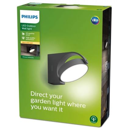 Philips - Aplique LED para exterior LED/7W/230V 2700K IP44