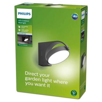 Philips - Aplique LED para exterior LED/7W/230V 4000K IP44