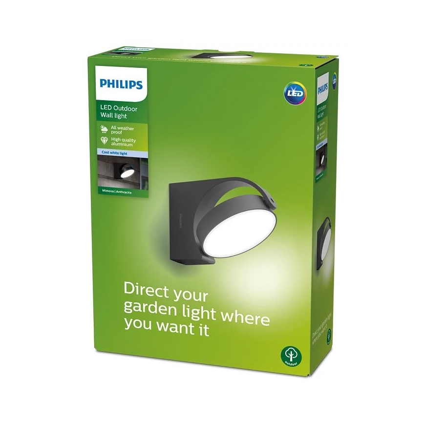 Philips - Aplique LED para exterior LED/7W/230V 4000K IP44