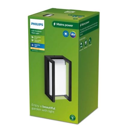 Philips - Aplique LED para exterior PYRONA LED/12W/230V IP44