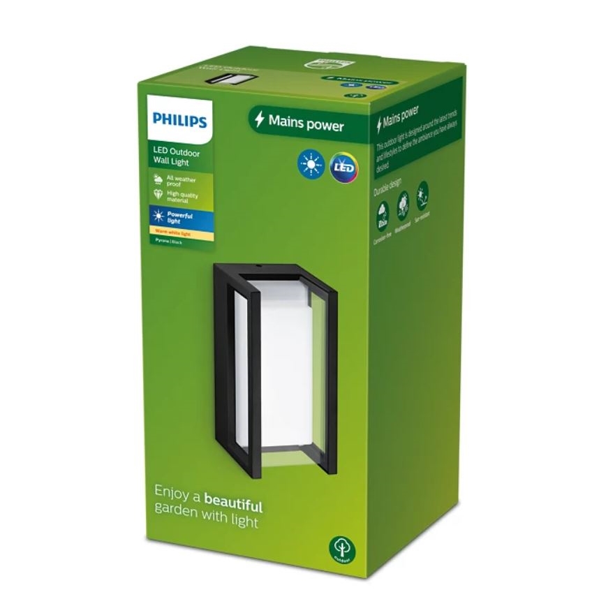 Philips - Aplique LED para exterior PYRONA LED/12W/230V IP44