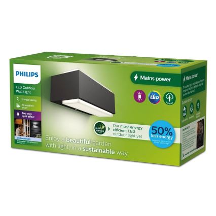 Philips - Aplique LED para exterior STRATOSPHERE LED/3,8W/230V 4000K IP44