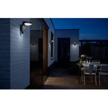 Philips - Aplique LED solar con sensor LED/1,2W/4V 1800 mAh 4000K IP44