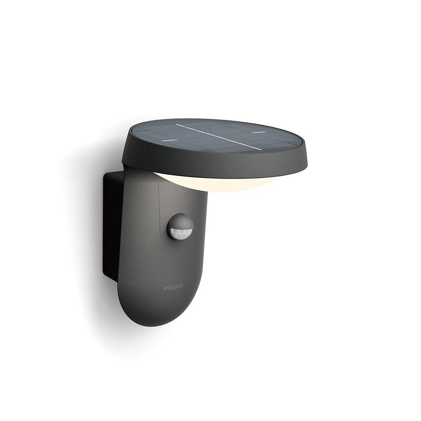 Philips - Aplique LED solar con sensor LED/1,2W/4V 1800 mAh 4000K IP44