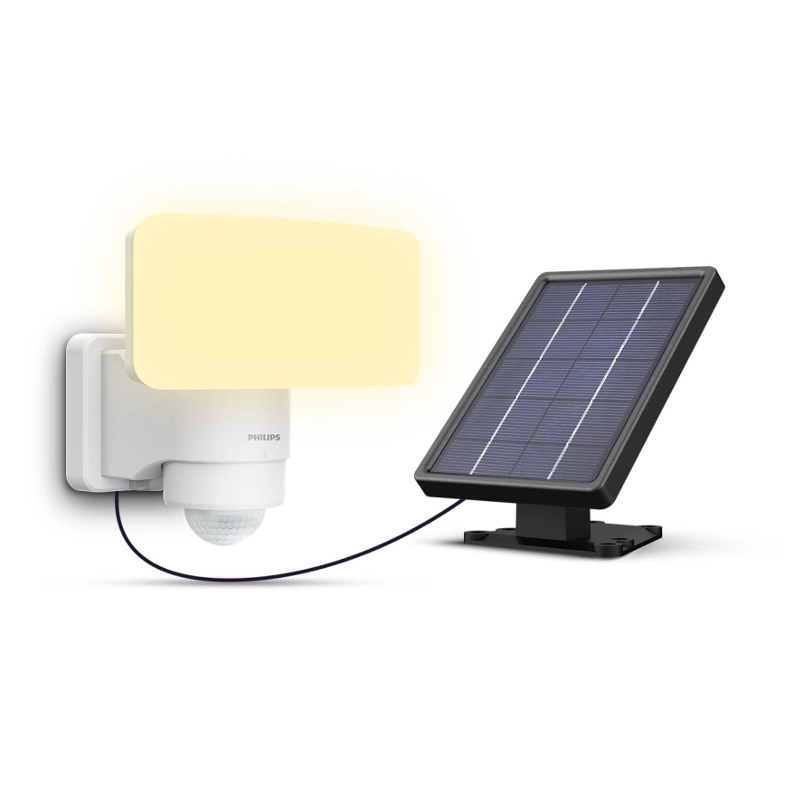 Philips - Aplique LED solar con sensor TYLUS LED/6W/3,7V 3000K IP44