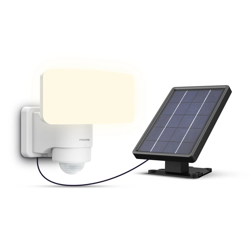 Philips - Aplique LED solar con sensor TYLUS LED/6W/3,7V 2600 mAh 5000K IP44