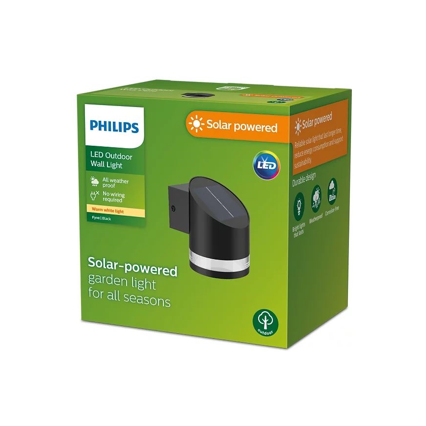 Philips - Aplique LED solar FYCE LED/1,5W/3,7V IP44