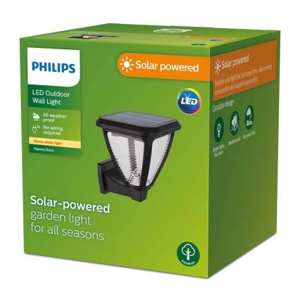 Philips - Aplique LED solar VAPORA LED/1,5W/3,7V IP44