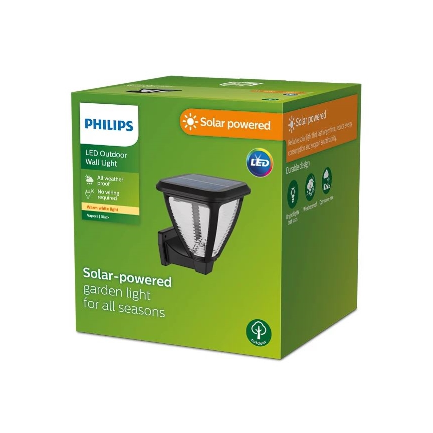 Philips - Aplique LED solar VAPORA LED/1,5W/3,7V IP44