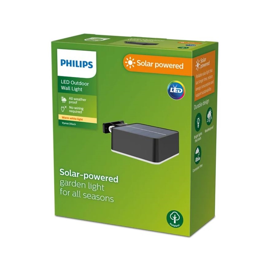 Philips - Aplique LED solar VYNCE LED/1,5W/3,7V IP44