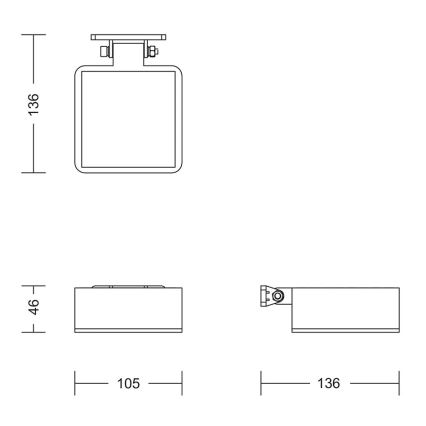 Philips - Aplique LED solar VYNCE LED/1,5W/3,7V IP44