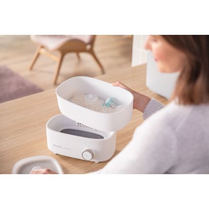 Philips Avent - Esterilizador eléctrico de vapor PREMIUM 3en1