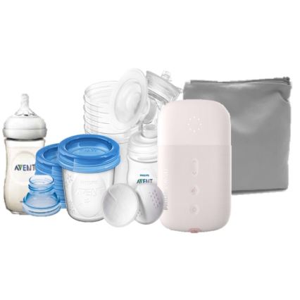 Philips Avent - Extractor de leche electrónico con accesorios SINGLE