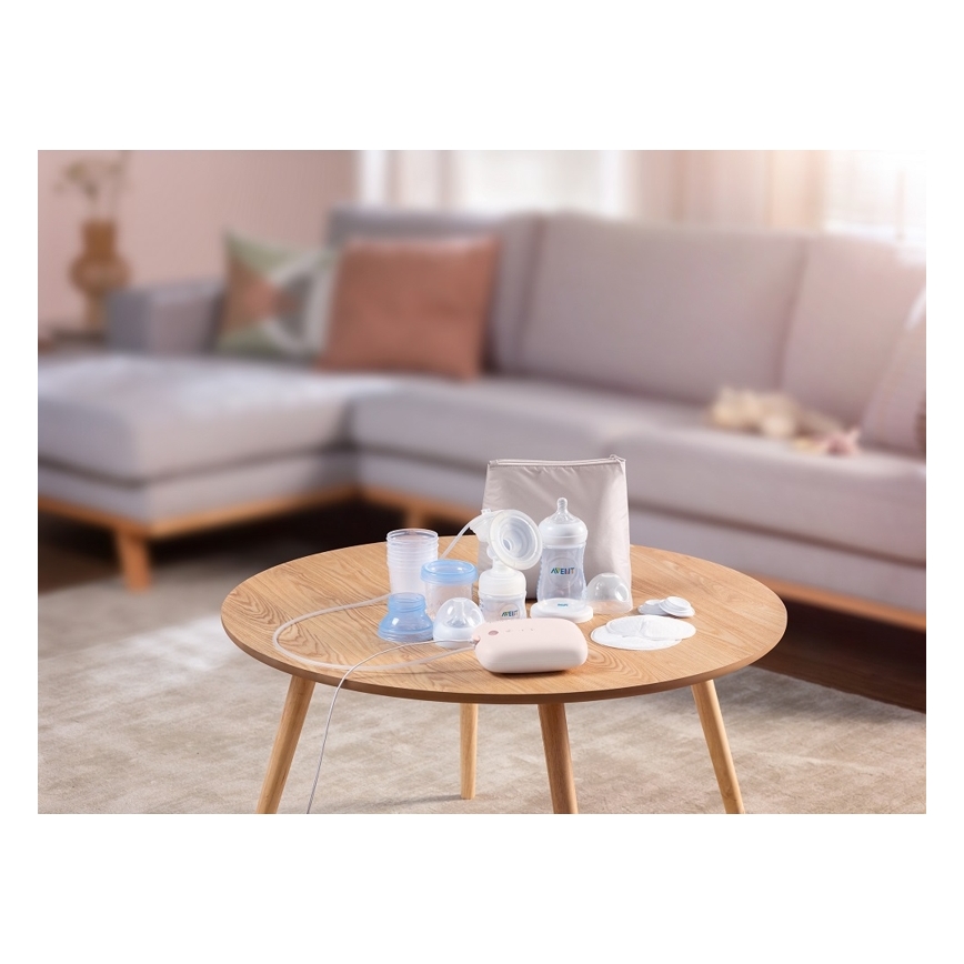 Philips Avent - Extractor de leche electrónico con accesorios SINGLE