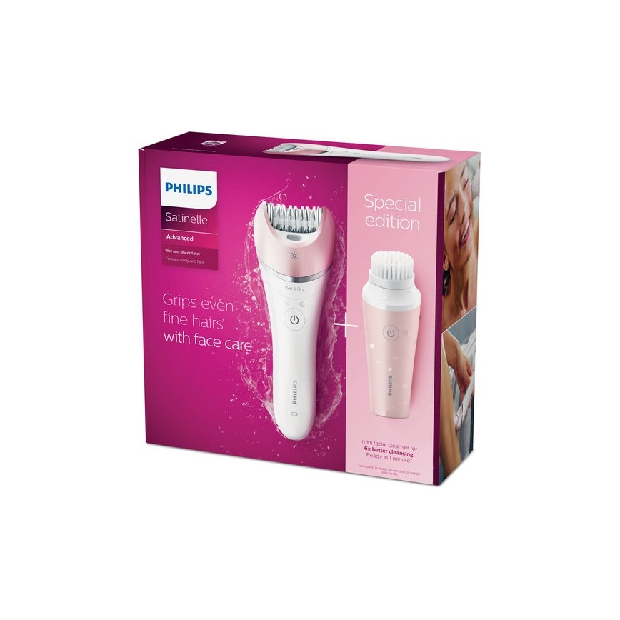 Philips BRP545/00 - Depiladora Satinelle Advanced + cepillo de limpieza