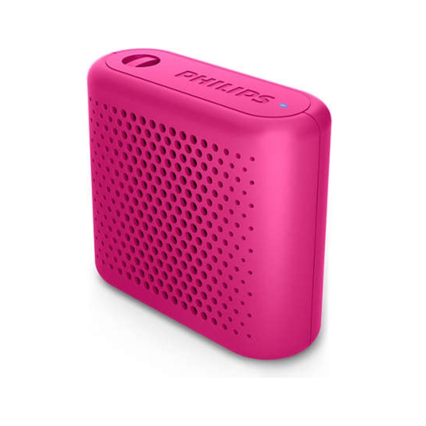 Philips BT55P/00 - Altavoz portátil Bluetooth 2W/5V rosa