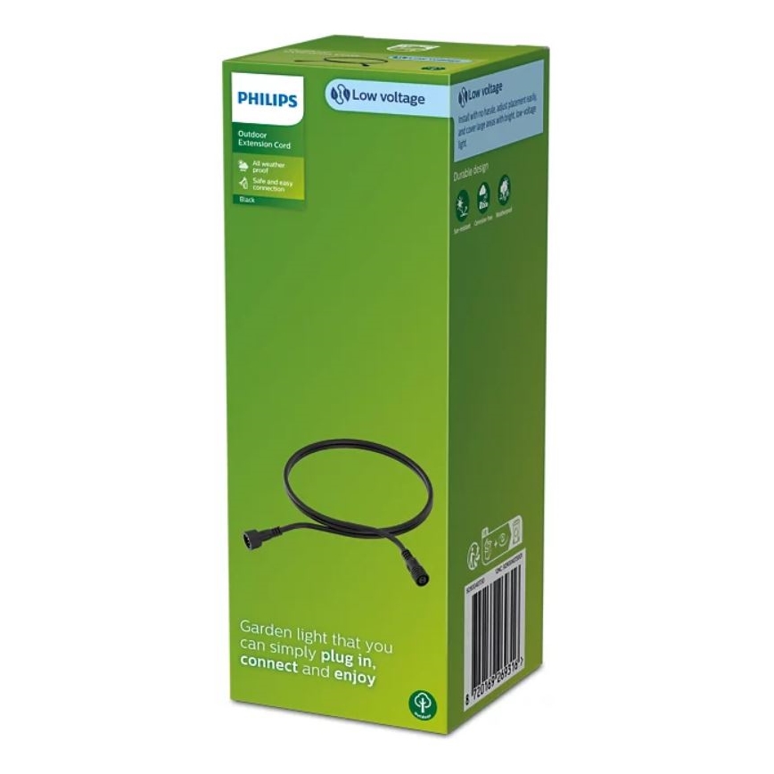 Philips - Cable de extensión para exteriores 2m IP67