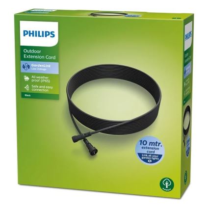 Philips - Cable de extensión para exteriores 10 m IP65