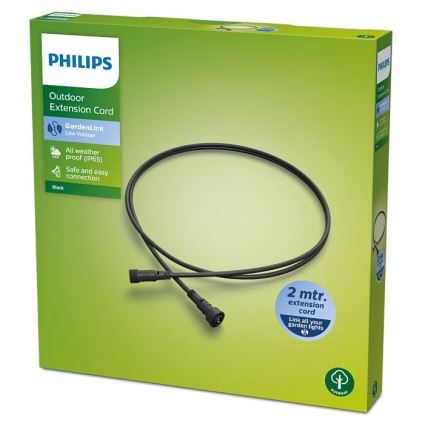 Philips - Cable de extensión para exteriores 2m IP65