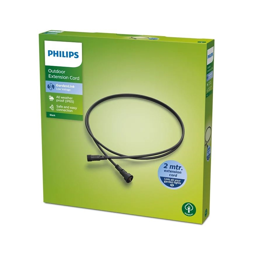 Philips - Cable de extensión para exteriores 2m IP65
