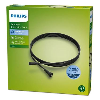 Philips - Cable de extensión para exteriores 5 m IP65