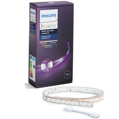 Philips - Cinta LED RGB regulable Hue LIGHTSTRIP extensión 1m