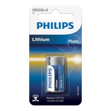 Philips CR123A/01B - Batería de litio CR123A MINICELLS 3V 1600mAh