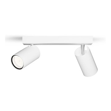 Philips - Foco de baño IDRIS 2xGU10/5W/230V IP44 blanco