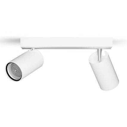 Philips - Foco de baño IDRIS 2xGU10/5W/230V IP44 blanco