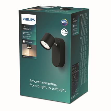 Philips - Foco de pared LED regulable LED/4,5W/230V