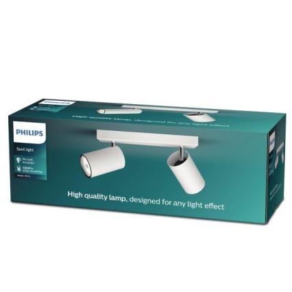 Philips - Foco KOSIPO 2xGU10/5,5W/230V blanco