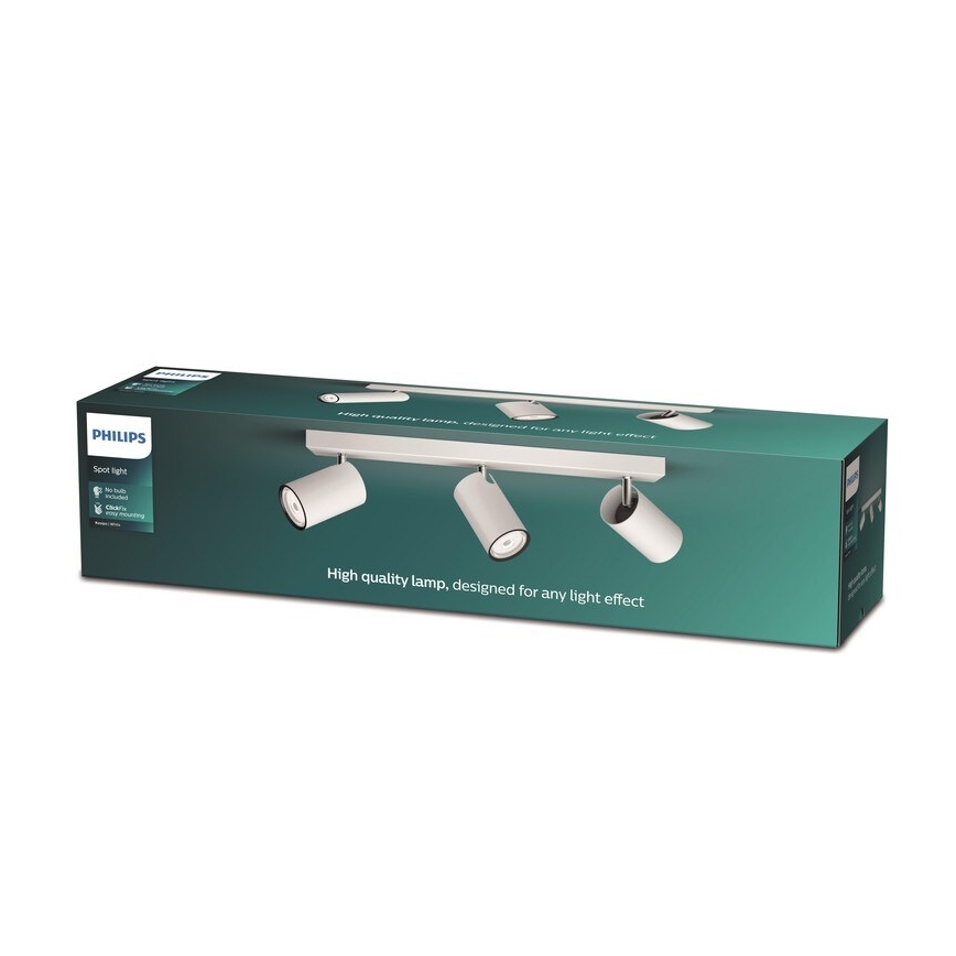 Philips - Foco KOSIPO 3xGU10/5,5W/230V blanco
