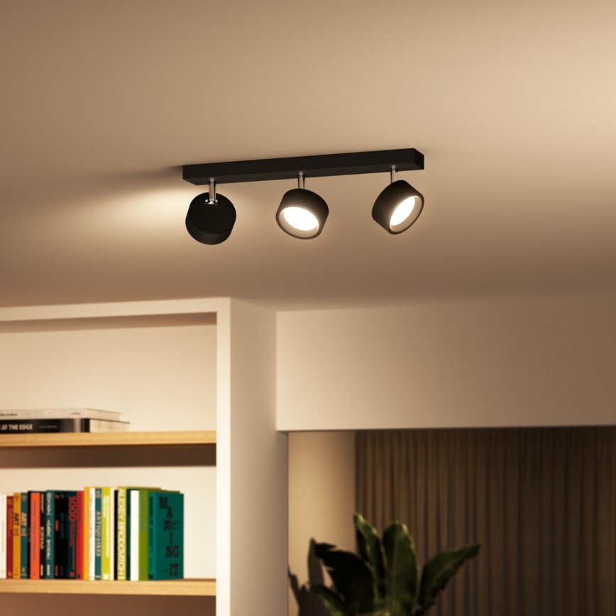 Philips - Foco LED 3xLED/5,5W/230V negro