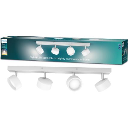 Philips - Foco LED 4xLED/5,5W/230V blanco