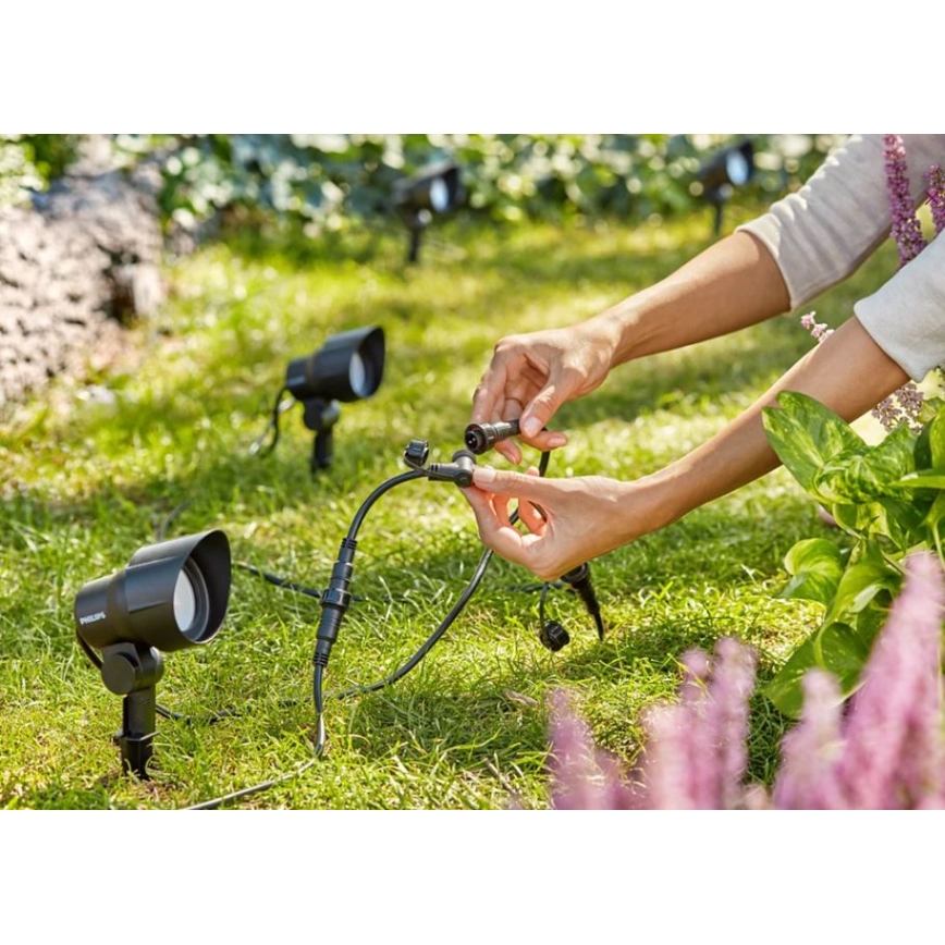 Philips - Foco LED de exterior LED/24W/230V 2700K IP44
