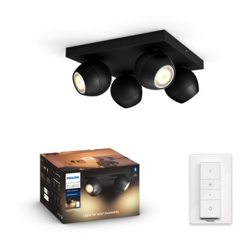 Philips - Foco LED regulable Hue BUCKRAM 4xGU10/5W/230V