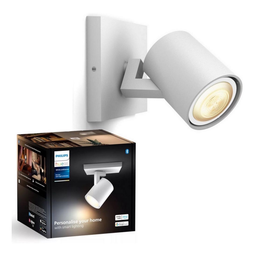 Philips - Foco LED regulable Hue RUNNER 1xGU10/4,2W/230V 2200-6500K blanco